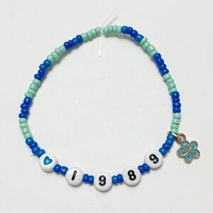 Taylor Swift Eras Tour Friendship Bracelet 1989 with Charm